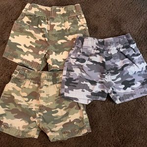 Camo Canvas Shorts